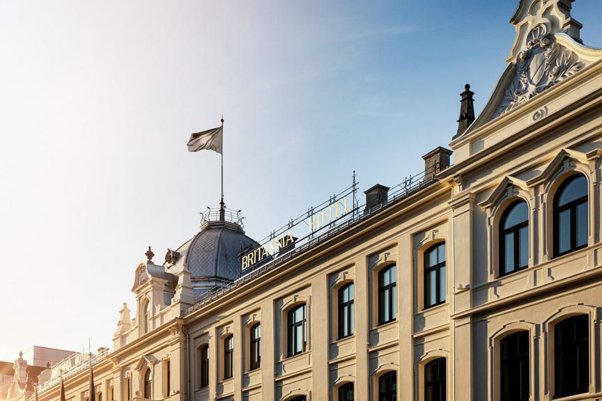 Britannia hotel facade